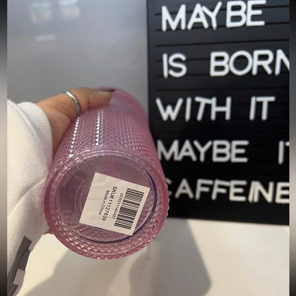 Starbucks Indonesia Glitter Bling Pink Venti Studded Tumbler